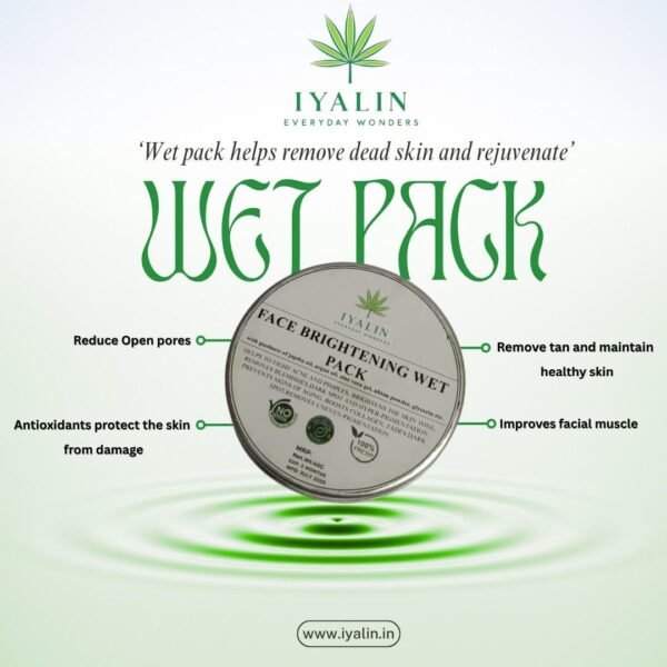 Face brightening Wet Pack (Ubtan Pack) - 40g